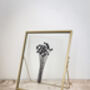 Large Gold Pressed Flower Frame: Black Daisies, thumbnail 5 of 7