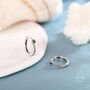Sterling Silver Octopus Tentacles Hoop Earrings, thumbnail 4 of 11