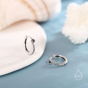 Sterling Silver Octopus Tentacles Hoop Earrings, 4 of 11