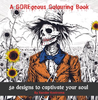 A Horror Colouring Book For Adults, 2 of 9