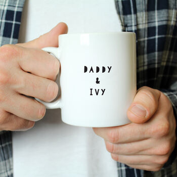 Campervan Daddy And Me Personalised Mug, 2 of 2