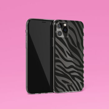 Zebra Print Phone Case For iPhone, 4 of 9