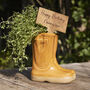 Personalised Welly Plant Pot Gift, thumbnail 1 of 7