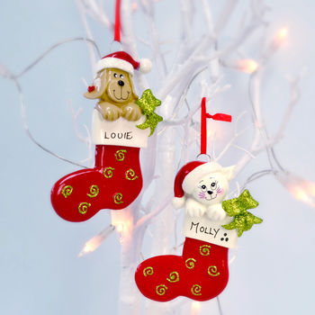 Personalised Pet Christmas Decoration, 2 of 4