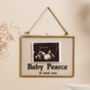 Personalised Brass Baby Scan Frame, thumbnail 3 of 3