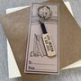 Father's Day You're A Wicket Dad Cricket Keyring, thumbnail 1 of 3
