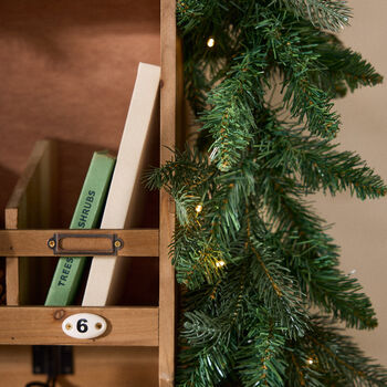 Luxury Pre Lit Wreath And Garland Collection, 5 of 6