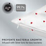 Silver Cloud Heart Print Satin Gift Set Silver Ions, thumbnail 4 of 8
