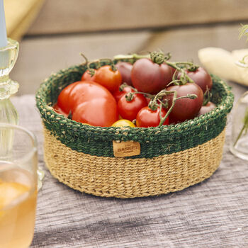 Bakari: Green And Brown Bread Basket, 2 of 8