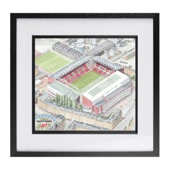 Hearts Fc Tynecastle Park Stadium Art Print, 3 of 3