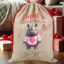 Personalised Valentine Animal Love Heart Cupid Sack, thumbnail 8 of 12