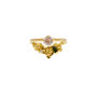 Rose Chevron Ring Diamond And Tourmaline, thumbnail 7 of 11