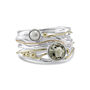 Green Amethyst And Freshwater Pearl Ring, thumbnail 9 of 10