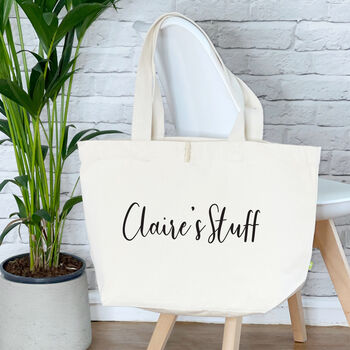 Personalised Organic Cotton Bag, 2 of 2
