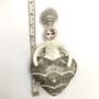 Beaded Christmas Tree Topper 'Pearl', thumbnail 7 of 8