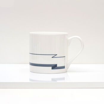 Dazzle Waves Bone China Mug, 4 of 5