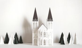 Paper Cathedral Christmas Decoration, 5 of 9