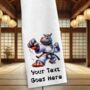 Personalised Martial Arts Animals Karate Gi Sports Towel, thumbnail 6 of 11