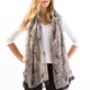 Personalised Or Monogrammed Faded Bird Print Scarf, thumbnail 2 of 12