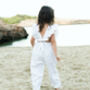Florence Linen Dungarees, thumbnail 4 of 12