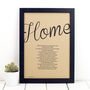 Personalised Home Print With Home Poem, thumbnail 3 of 6