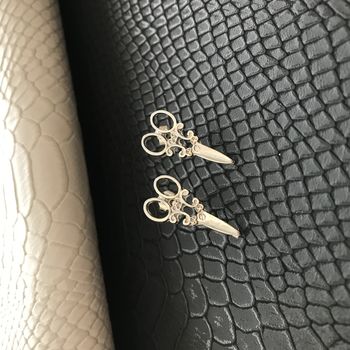 Hairdresser Scissor Earrings In Gift Tin, 7 of 9