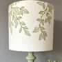 Beech Leaves Embroidered Lampshade, thumbnail 6 of 6
