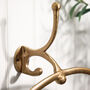 Antique Style Gold Wall Mounted Valet Hook, thumbnail 4 of 5