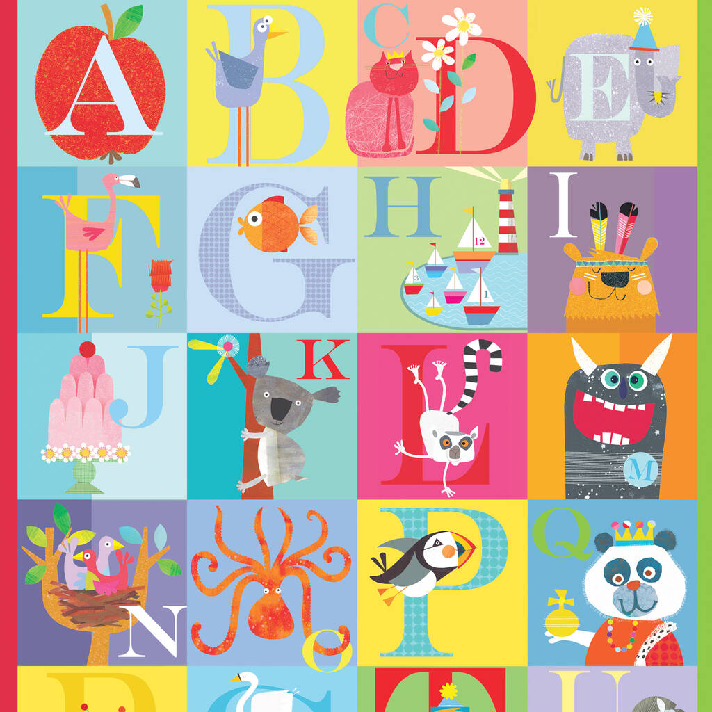 Alphabet Letters Wrap Two Sheets By Kali Stileman Publishing ...