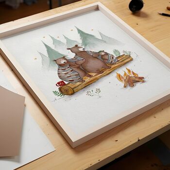 Cosy Forest Bear Camping Trio, 3 of 4