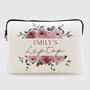 Personalised Floral Laptop Sleeve, thumbnail 1 of 4