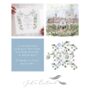 Periwinkle Wedding Menu Cards With Guest Name Tags And Ribbon, thumbnail 7 of 7