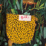 Reversible Jungle Cheetah Baby Kids Cotton Trousers, thumbnail 4 of 8