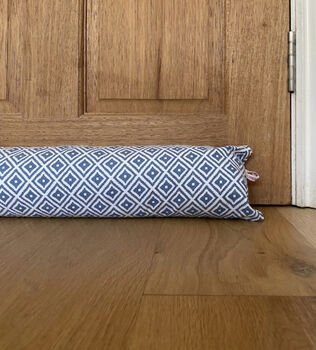 Personalised Long Door Draught Excluder With Filling, 4 of 5