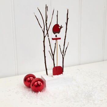 Robin And Twig Christmas Decoration, 2 of 4