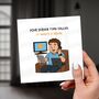 Screen Time Birthday Card – Funny Tech Inspired Card, thumbnail 2 of 7