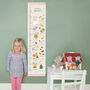 Personalised Months Of The Year Height Chart, thumbnail 1 of 6