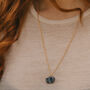 Lapis Lazuli Raw Crystal Pendant Necklace, thumbnail 1 of 5