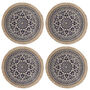 Indo Ink Round Placemat Set Of Four, thumbnail 4 of 4