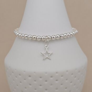 Personalised Silver Star Friendship Bracelet, 4 of 5