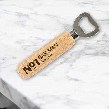 Number Dad Wooden Bottle Opener, 3 of 3