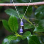 Bluebell Flower Pendant Necklace, thumbnail 1 of 6