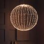 Sphere LED Light In Silver 40cm, thumbnail 2 of 2