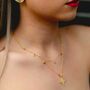 Gold Plated Follow That Star Pendant Necklace, thumbnail 8 of 9
