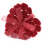 Set Of 24 Soap Flower Heart Box Red Roses, thumbnail 1 of 2