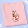 Personalised Christmas Pink Sweatshirt, thumbnail 2 of 2