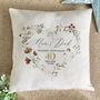 Personalised Ruby Wedding Anniversary Cushion, thumbnail 1 of 3