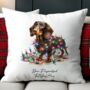 Personalised Dachshund In Christmas Lights, thumbnail 12 of 12