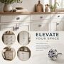 Blue Floral Ceramic Cabinet Knob, thumbnail 3 of 7