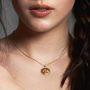 'Happiness' Amulet Coin Necklace, thumbnail 1 of 7
